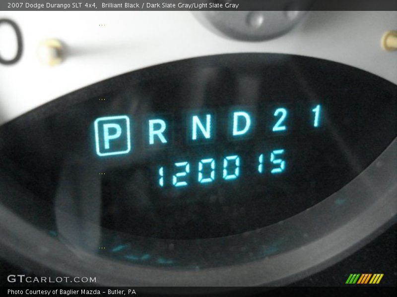 Brilliant Black / Dark Slate Gray/Light Slate Gray 2007 Dodge Durango SLT 4x4