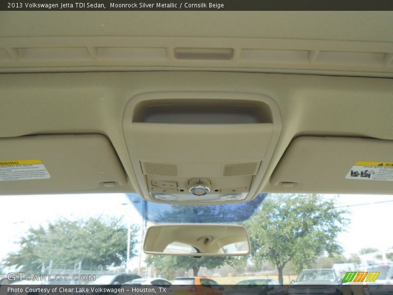 Moonrock Silver Metallic / Cornsilk Beige 2013 Volkswagen Jetta TDI Sedan