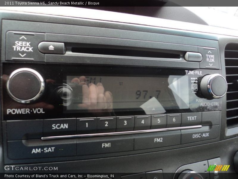 Sandy Beach Metallic / Bisque 2011 Toyota Sienna V6