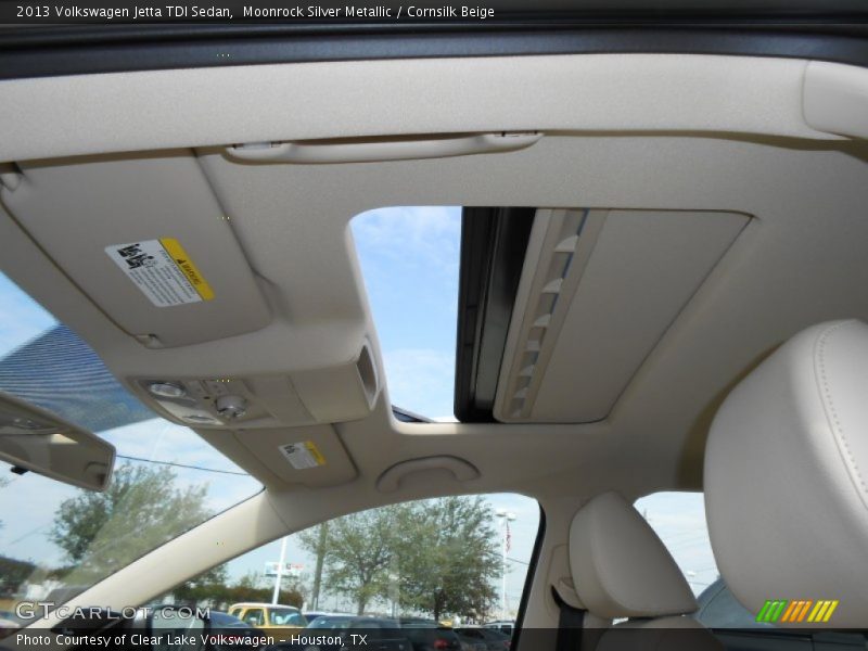 Moonrock Silver Metallic / Cornsilk Beige 2013 Volkswagen Jetta TDI Sedan