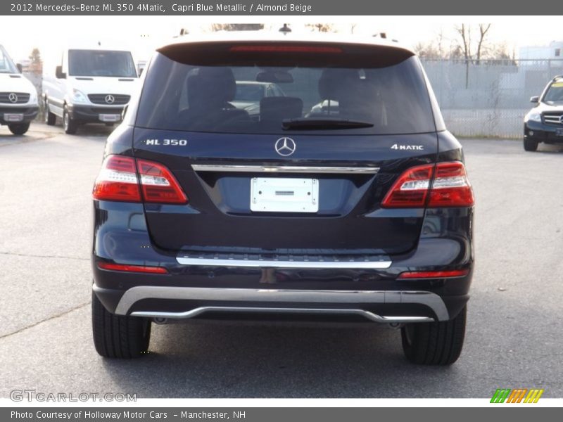 Capri Blue Metallic / Almond Beige 2012 Mercedes-Benz ML 350 4Matic