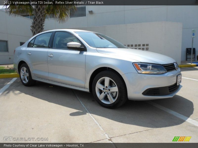 Reflex Silver Metallic / Titan Black 2013 Volkswagen Jetta TDI Sedan