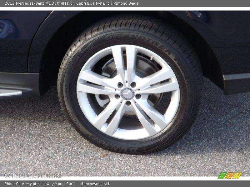 Capri Blue Metallic / Almond Beige 2012 Mercedes-Benz ML 350 4Matic
