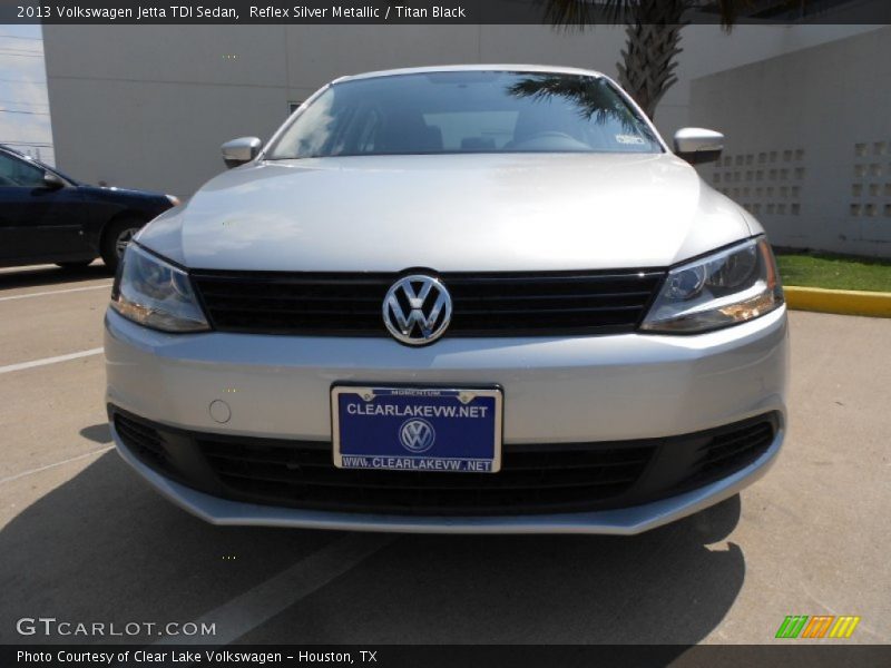 Reflex Silver Metallic / Titan Black 2013 Volkswagen Jetta TDI Sedan