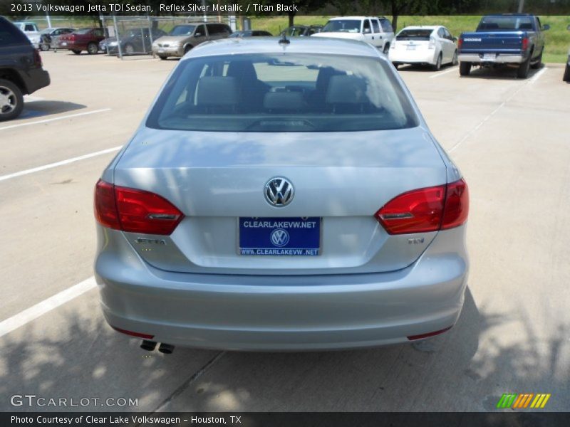 Reflex Silver Metallic / Titan Black 2013 Volkswagen Jetta TDI Sedan