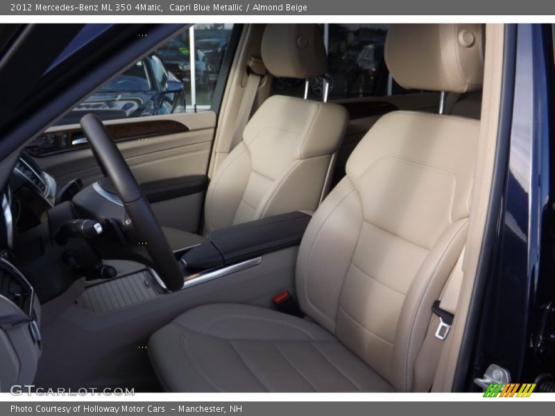Capri Blue Metallic / Almond Beige 2012 Mercedes-Benz ML 350 4Matic