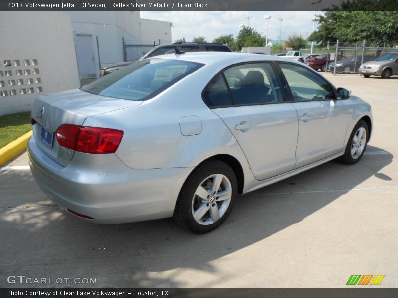 Reflex Silver Metallic / Titan Black 2013 Volkswagen Jetta TDI Sedan