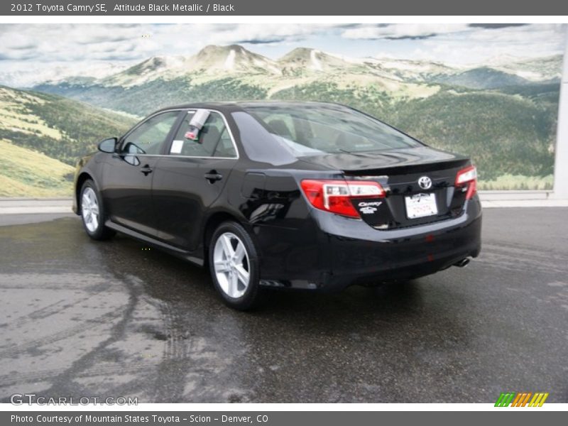 Attitude Black Metallic / Black 2012 Toyota Camry SE