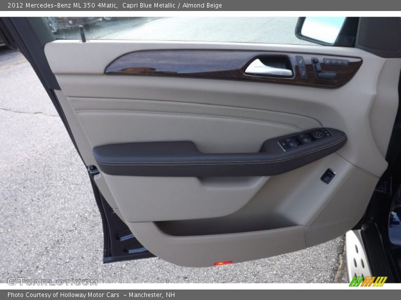 Capri Blue Metallic / Almond Beige 2012 Mercedes-Benz ML 350 4Matic