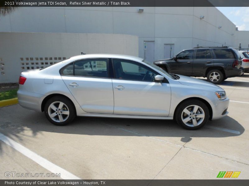 Reflex Silver Metallic / Titan Black 2013 Volkswagen Jetta TDI Sedan