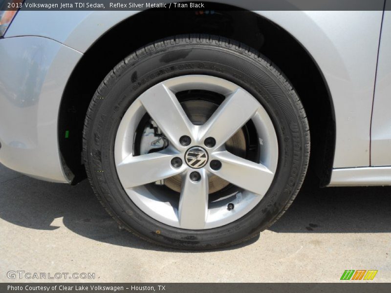 Reflex Silver Metallic / Titan Black 2013 Volkswagen Jetta TDI Sedan
