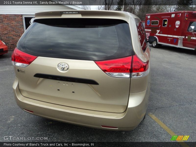Sandy Beach Metallic / Bisque 2011 Toyota Sienna V6