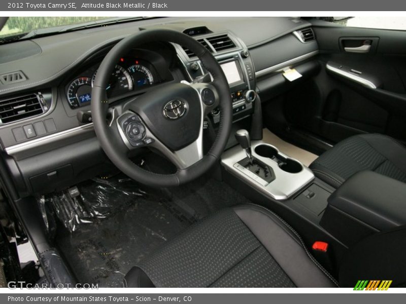 Attitude Black Metallic / Black 2012 Toyota Camry SE
