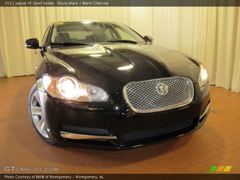 Ebony Black / Warm Charcoal 2011 Jaguar XF Sport Sedan