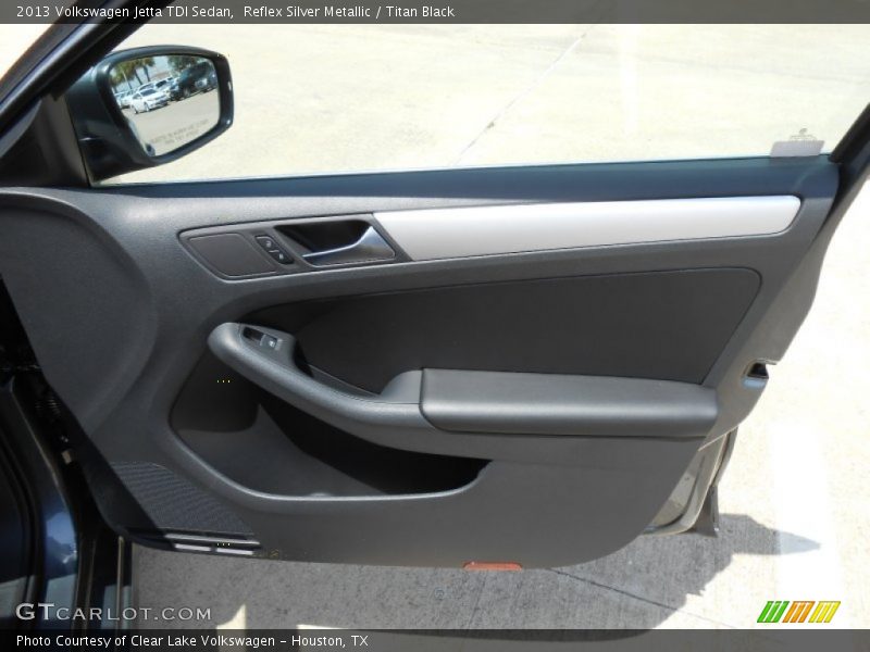 Reflex Silver Metallic / Titan Black 2013 Volkswagen Jetta TDI Sedan