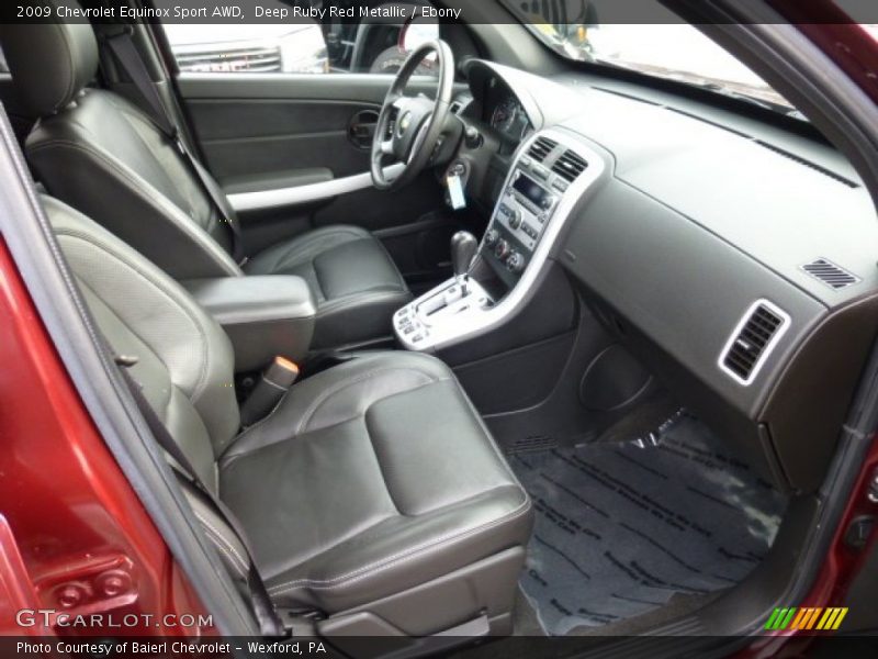  2009 Equinox Sport AWD Ebony Interior