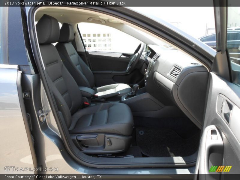 Reflex Silver Metallic / Titan Black 2013 Volkswagen Jetta TDI Sedan