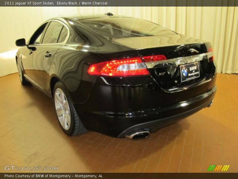 Ebony Black / Warm Charcoal 2011 Jaguar XF Sport Sedan