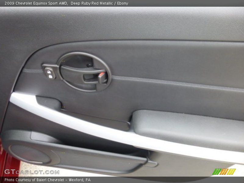 Deep Ruby Red Metallic / Ebony 2009 Chevrolet Equinox Sport AWD