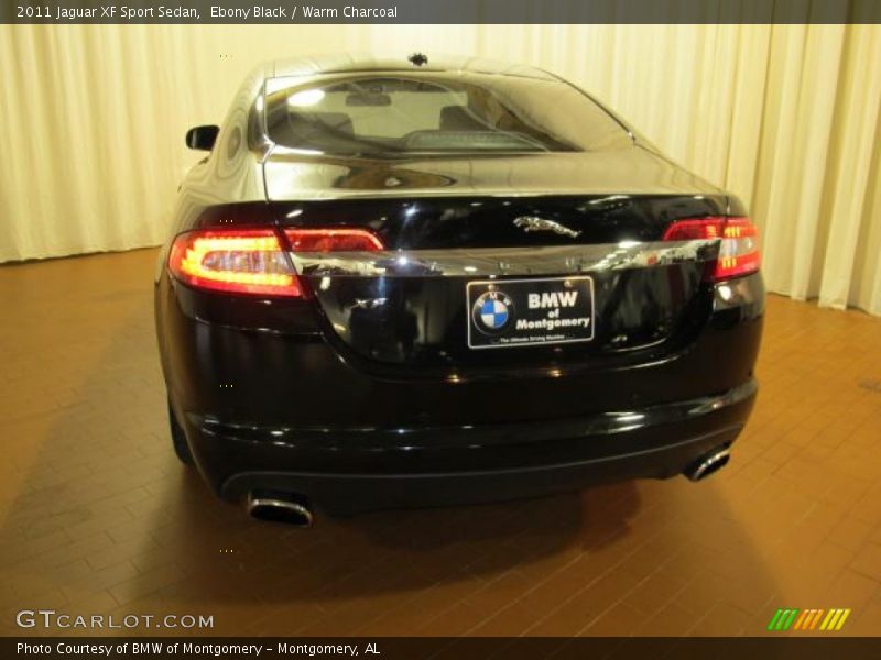 Ebony Black / Warm Charcoal 2011 Jaguar XF Sport Sedan