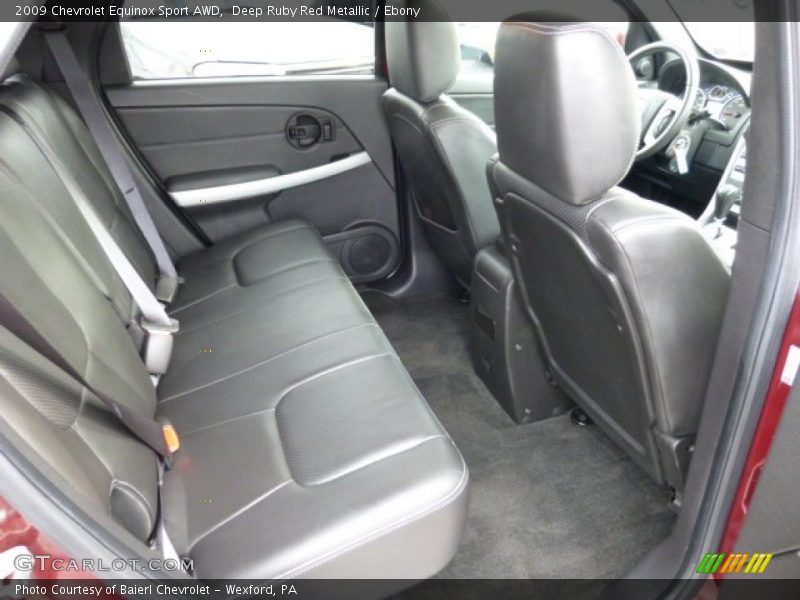 Rear Seat of 2009 Equinox Sport AWD