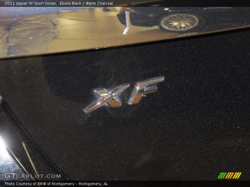 Ebony Black / Warm Charcoal 2011 Jaguar XF Sport Sedan