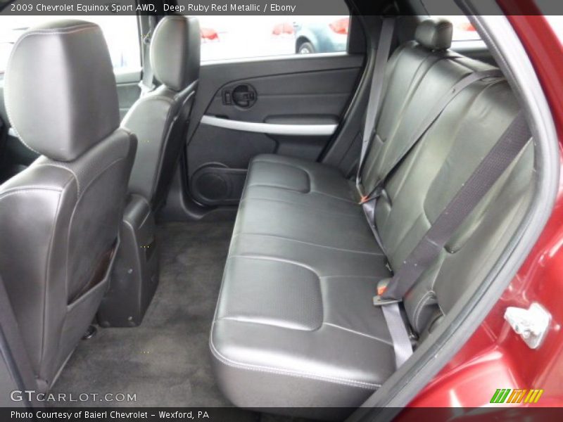 Rear Seat of 2009 Equinox Sport AWD