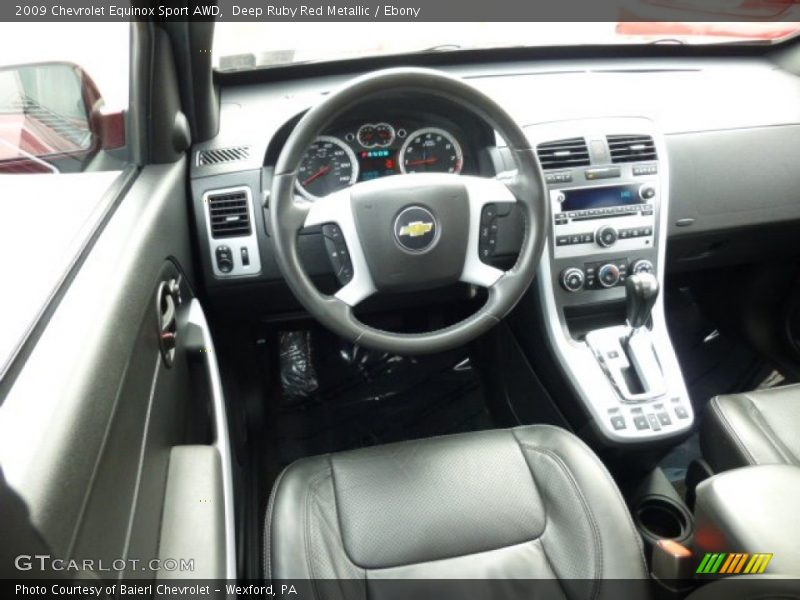 Dashboard of 2009 Equinox Sport AWD