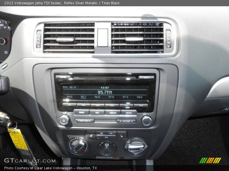 Reflex Silver Metallic / Titan Black 2013 Volkswagen Jetta TDI Sedan
