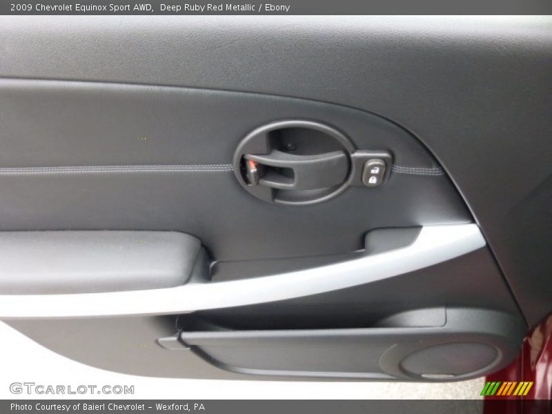 Deep Ruby Red Metallic / Ebony 2009 Chevrolet Equinox Sport AWD