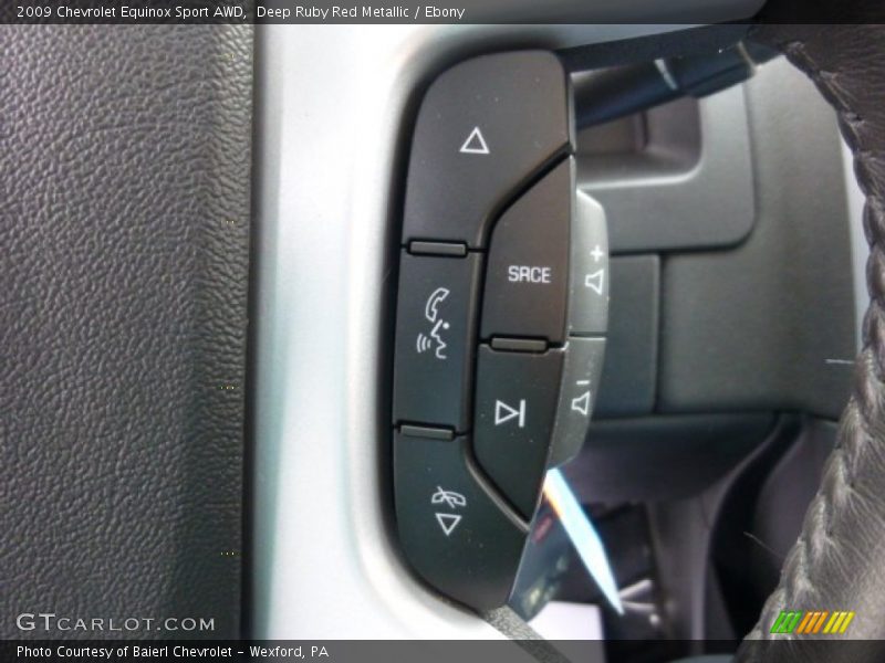 Controls of 2009 Equinox Sport AWD