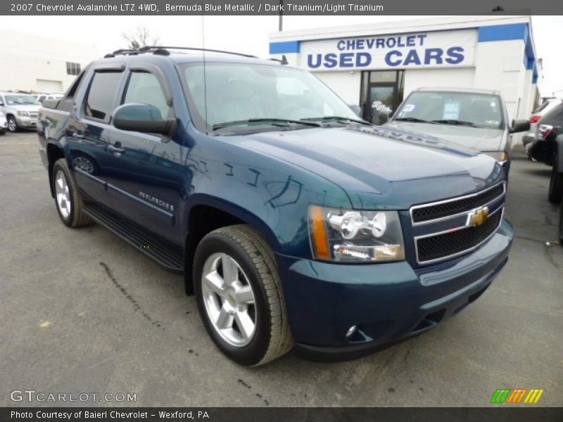 Bermuda Blue Metallic / Dark Titanium/Light Titanium 2007 Chevrolet Avalanche LTZ 4WD