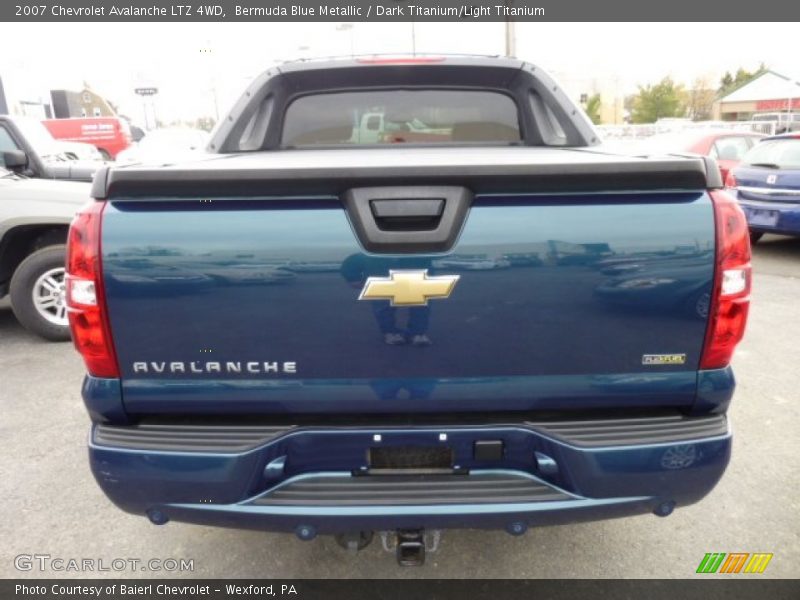 Bermuda Blue Metallic / Dark Titanium/Light Titanium 2007 Chevrolet Avalanche LTZ 4WD