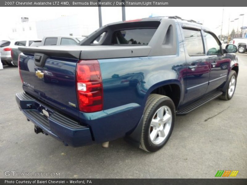 Bermuda Blue Metallic / Dark Titanium/Light Titanium 2007 Chevrolet Avalanche LTZ 4WD