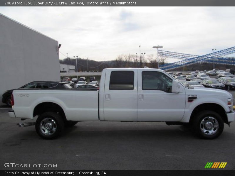 Oxford White / Medium Stone 2009 Ford F350 Super Duty XL Crew Cab 4x4