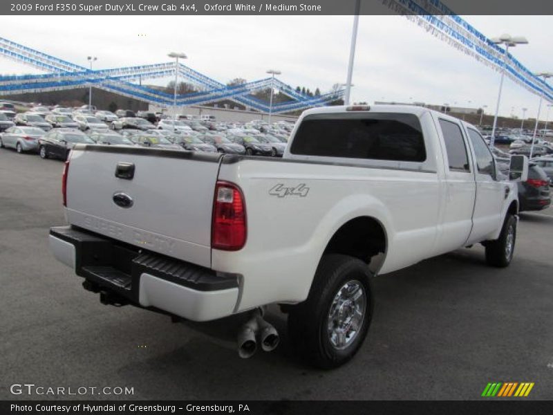 Oxford White / Medium Stone 2009 Ford F350 Super Duty XL Crew Cab 4x4