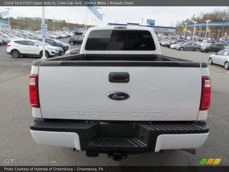 Oxford White / Medium Stone 2009 Ford F350 Super Duty XL Crew Cab 4x4