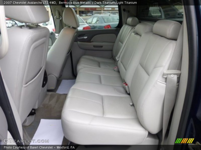 Rear Seat of 2007 Avalanche LTZ 4WD