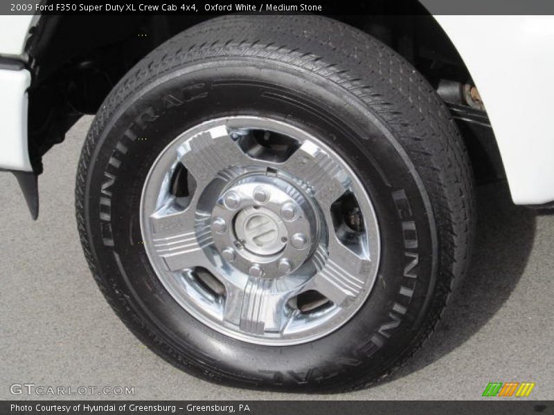 Oxford White / Medium Stone 2009 Ford F350 Super Duty XL Crew Cab 4x4