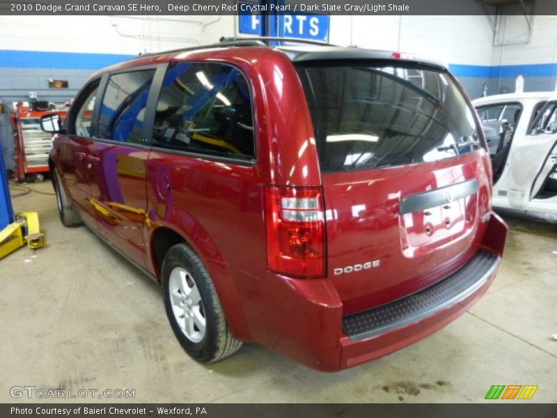 Deep Cherry Red Crystal Pearl / Dark Slate Gray/Light Shale 2010 Dodge Grand Caravan SE Hero