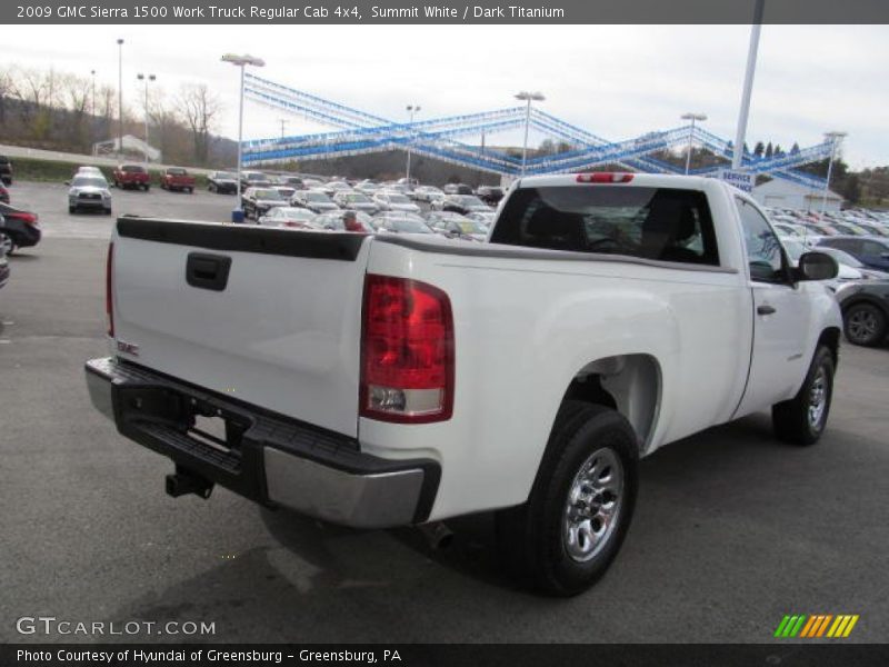 Summit White / Dark Titanium 2009 GMC Sierra 1500 Work Truck Regular Cab 4x4