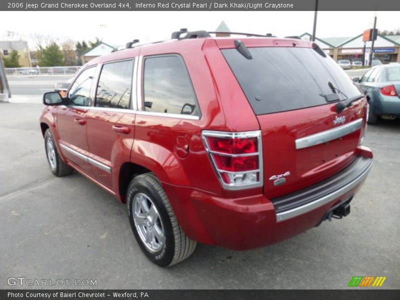 Inferno Red Crystal Pearl / Dark Khaki/Light Graystone 2006 Jeep Grand Cherokee Overland 4x4