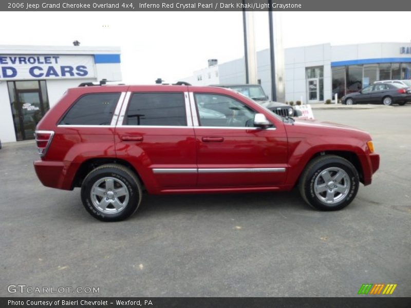 Inferno Red Crystal Pearl / Dark Khaki/Light Graystone 2006 Jeep Grand Cherokee Overland 4x4