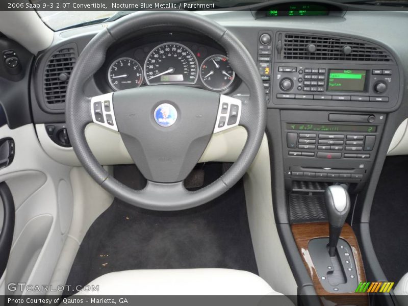 Nocturne Blue Metallic / Parchment 2006 Saab 9-3 2.0T Convertible