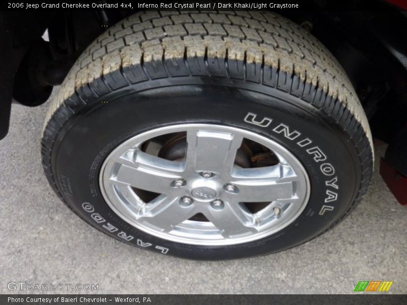 Inferno Red Crystal Pearl / Dark Khaki/Light Graystone 2006 Jeep Grand Cherokee Overland 4x4