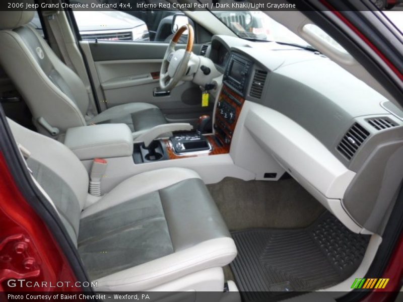 Inferno Red Crystal Pearl / Dark Khaki/Light Graystone 2006 Jeep Grand Cherokee Overland 4x4