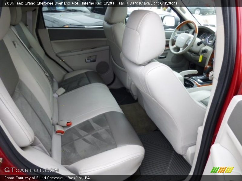 Inferno Red Crystal Pearl / Dark Khaki/Light Graystone 2006 Jeep Grand Cherokee Overland 4x4