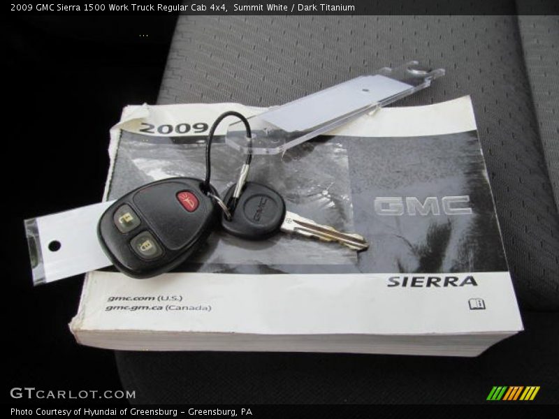 Books/Manuals of 2009 Sierra 1500 Work Truck Regular Cab 4x4