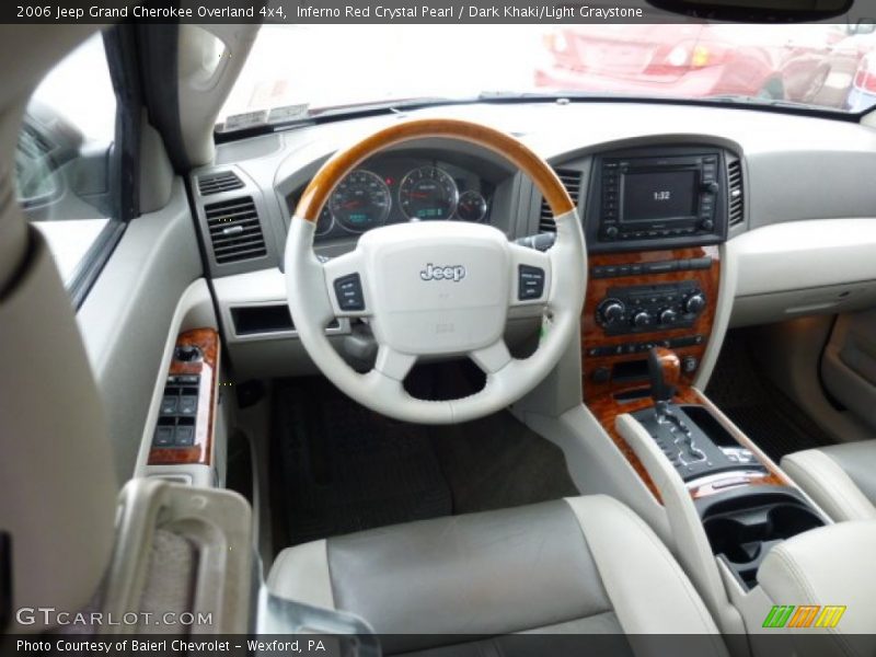 Inferno Red Crystal Pearl / Dark Khaki/Light Graystone 2006 Jeep Grand Cherokee Overland 4x4