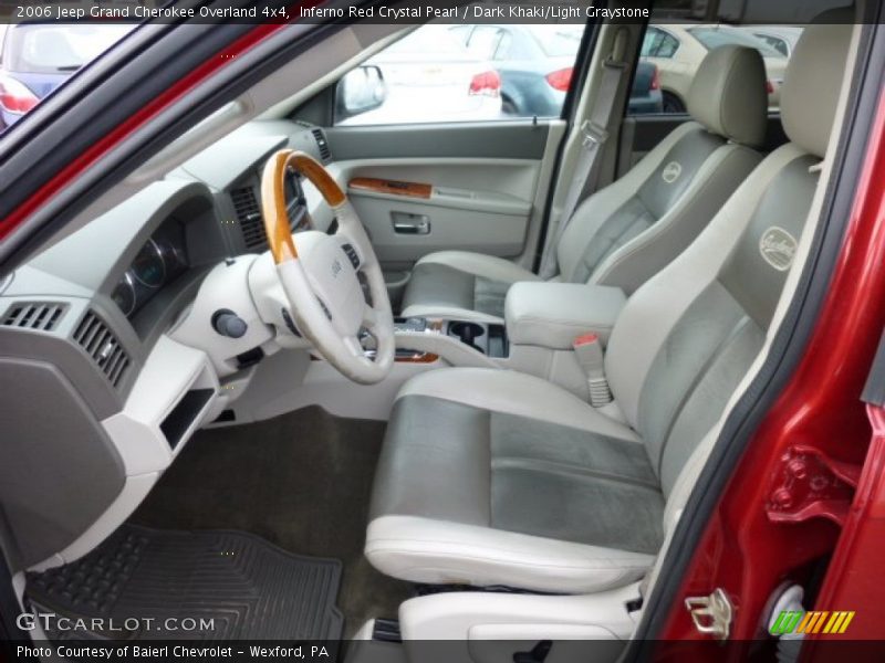 Inferno Red Crystal Pearl / Dark Khaki/Light Graystone 2006 Jeep Grand Cherokee Overland 4x4